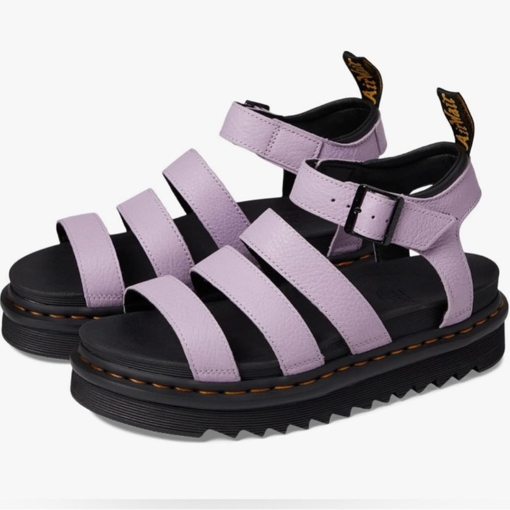 NWT Dr. Martens strap sandals color light purple size 8 Women